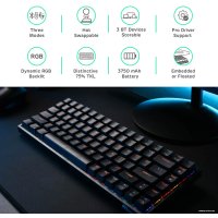 Клавиатура Royal Kludge RK84 ISO RGB (черный, RK Red)