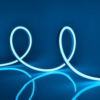 Светодиодная лента Uniel ULS-N11-2835-120LED-m-8mm-IP67-DC24V-10W-m-15M-LIGHTBLUE