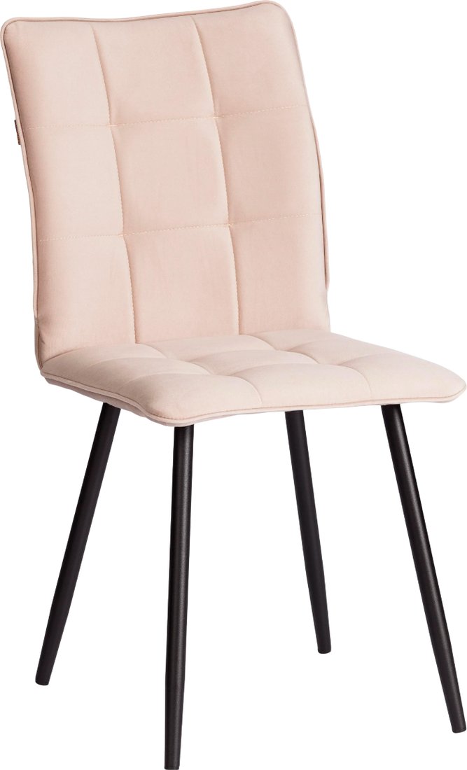 

Стул TetChair Bari LT флок (бежевый/черный)