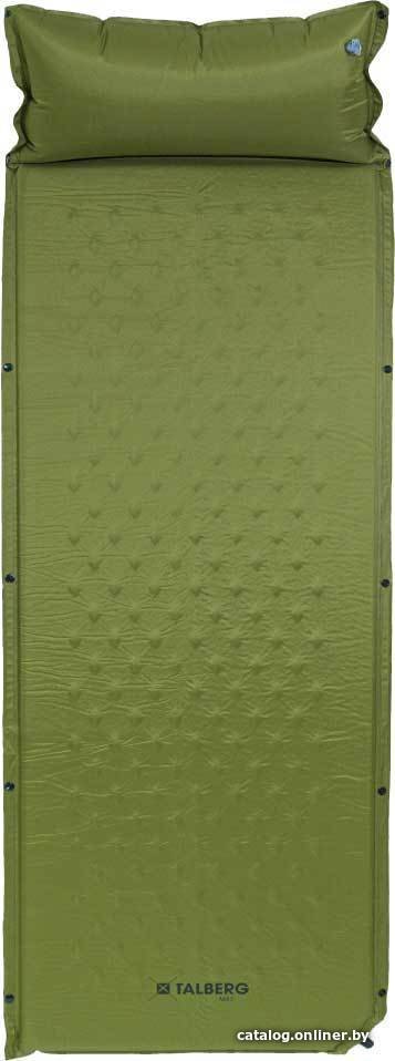 Самонадувающийся коврик Talberg Basic Large Mat (оливковый)