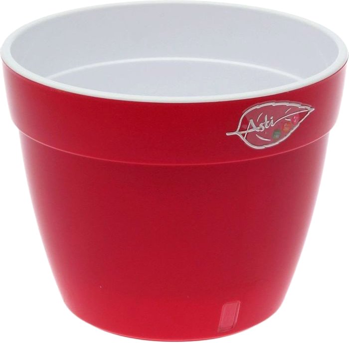 

Вазон Santino Asti AST150RP/WHT (красный/белый)