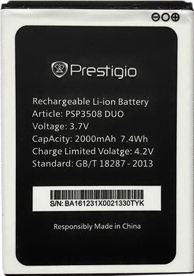

Аккумулятор для телефона Prestigio PSP3508 DUO