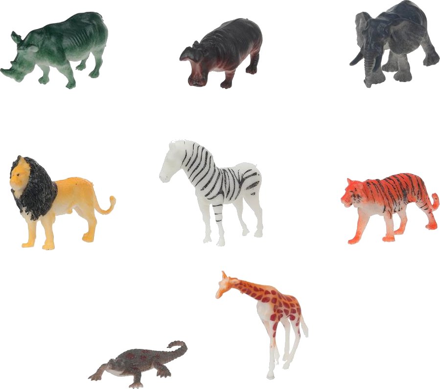 

Набор фигурок Рассказы о животных Дикие животные 2203Z0003-R (8шт)