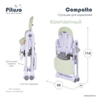 Высокий стульчик Pituso Compatto (mint)