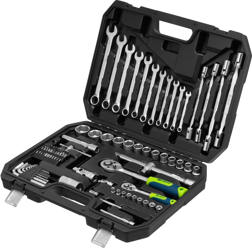 

Универсальный набор инструментов СибрТех 13396 (89 предметов)