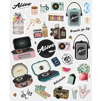 Виниловый проигрыватель Alive Audio Glam Mist