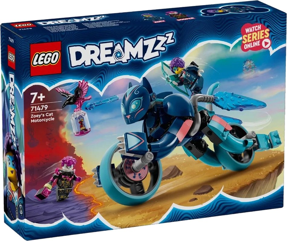 

Конструктор LEGO DREAMZzz 71479 Мотоцикл Кот Зои