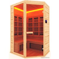 Инфракрасная сауна Шингарёв и Ко Угловая 3-местная