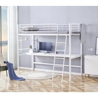 Кровать-чердак Halmar Dolce 90/200 (белый) в Барановичах