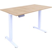 Стол ErgoSmart Electric Desk Light 1200х650х18 мм (дуб натуральный/белый)