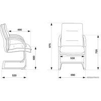 Офисный стул Бюрократ T-9927SL-LOW-V (черный)