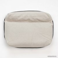 Ортопедическая подушка Like Yoga С валиком льняная с наполнителем из гречихи 20-12 58x48