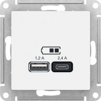 Розетка USB Schneider Electric AtlasDesign ATN001339