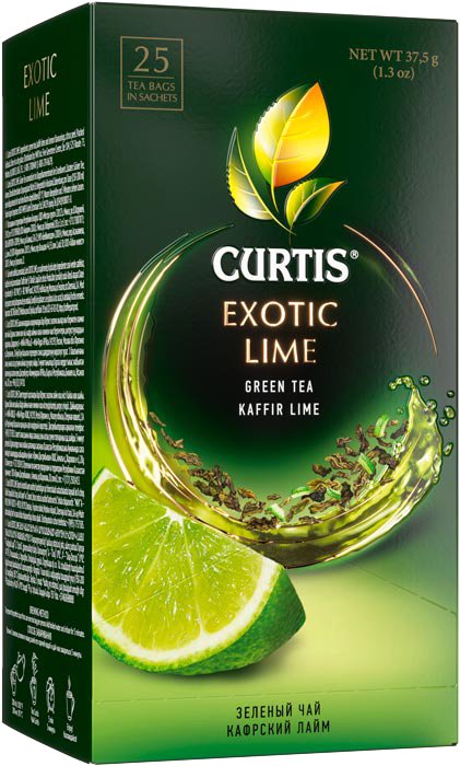 

Зеленый чай Curtis Exotic Lime 25 шт