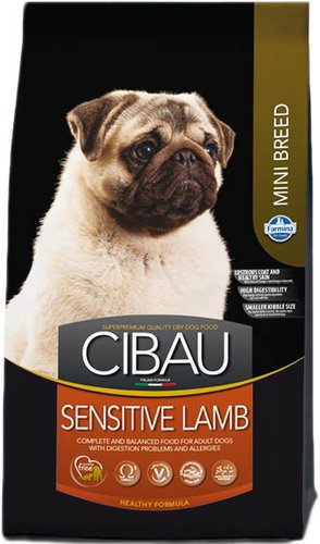 Сухой корм для собак Cibau Sensitive Lamb Mini (Ягненок, для взрослых собак с чувствительным пищеварением и аллергией) 0.8 кг