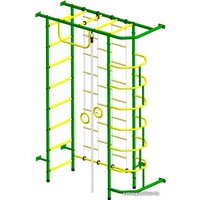 Детский спортивный комплекс Пионер 9Л (зеленый/желтый)