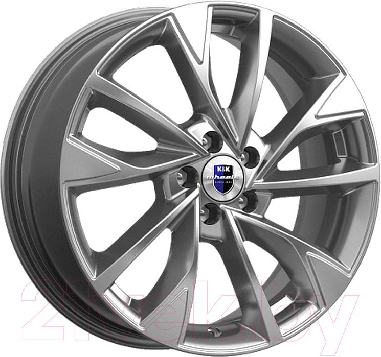

Литые диски K&K Роквуд (KC900) 17x7" 5x108мм DIA 65.1мм ET 33мм Дарк платинум