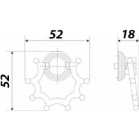 Ручка мебельная Boyard Marine RC116BAZ.21