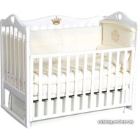 Классическая детская кроватка Ray Grace 4 (белый)
