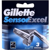 Сменные кассеты для бритья Gillette Sensor Excel (3 шт)