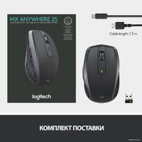 Мышь Logitech MX Anywhere 2S (графитовый)