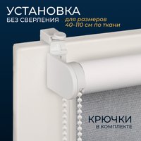 Рулонные шторы Franc Gardiner Blackout Dublin 110x160 6533513 (серый)