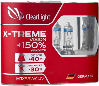 Галогенная лампа Clear Light X-treme Vision H7 2шт