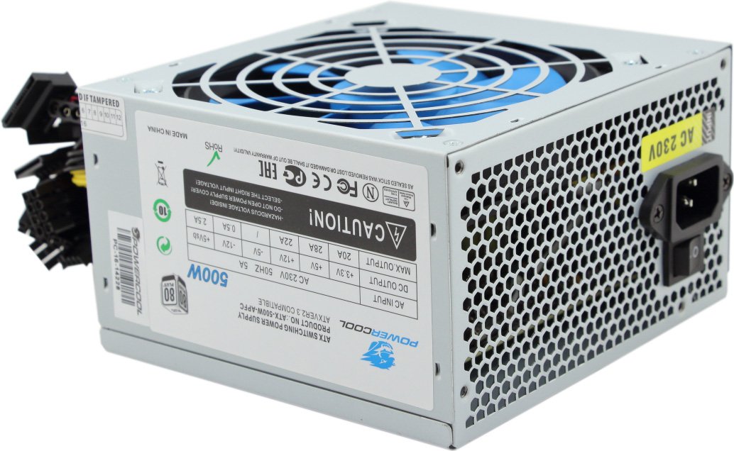 

Блок питания PowerCool ATX-500W-APFC
