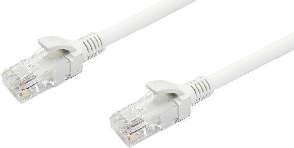 Кабель USBTOP RJ45 - RJ45 UTP CAT-6 (1 м, белый)