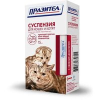 Капли от блох и клещей Астрафарм Празител суспензия для кошек и котят (15 мл)