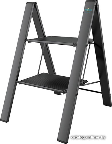 Лестница-стремянка Colombo Leonardo 2 G300A02W (2 ступени, черный)