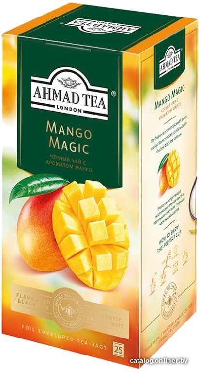 Черный чай Ahmad Tea Mango Magic 25 шт