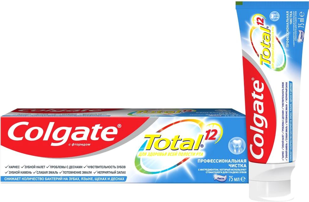 

Зубная паста Colgate Total 12 Профессиональная чистка 75 мл