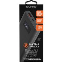 Внешний аккумулятор QUMO PowerAid P10000 V2 QC/PD (черный)