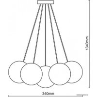 Подвесная люстра Vele Luce VL1173L07