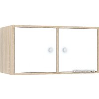 Шкаф распашной MFMaster Прайм-21-1 (дуб сонома/белый)