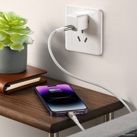 Кабель Baseus Glimmer Series Fast Charging Data Cable 20W USB Type-C - Lightning (2 м, белый)