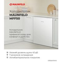 Однокамерный холодильник MAUNFELD MFF50SL