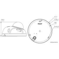 IP-камера Dahua DH-IPC-HDBW3241FP-AS-0210B-S2