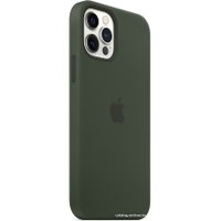 Чехол для телефона Apple MagSafe Silicone Case для iPhone 12/12 Pro (кипрский зеленый)