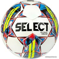 Футзальный мяч Select Futsal Mimas V22 Fifa Basic (4 размер, белый/синий/красный/желтый)