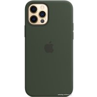 Чехол для телефона Apple MagSafe Silicone Case для iPhone 12/12 Pro (кипрский зеленый)