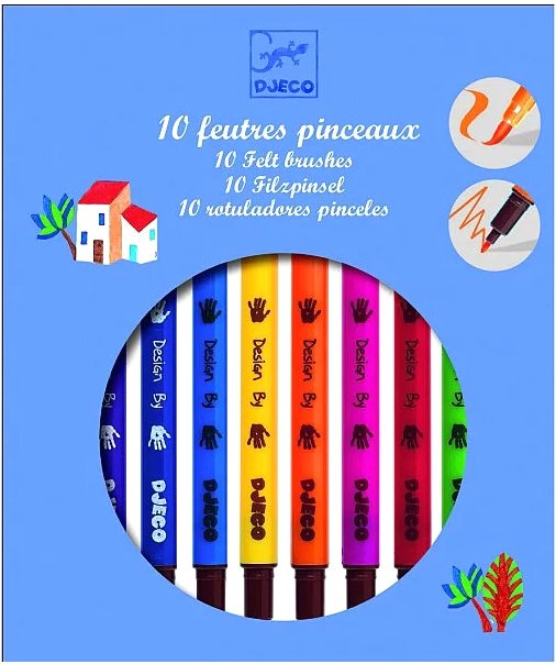 

Фломастеры Djeco Двухсторонние 08800 (10 шт)