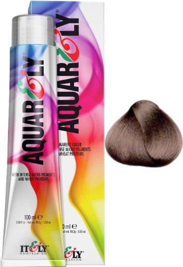 

Крем-краска для волос Itely Hairfashion Aquarely Color Cream 8C пепельный светло-русый