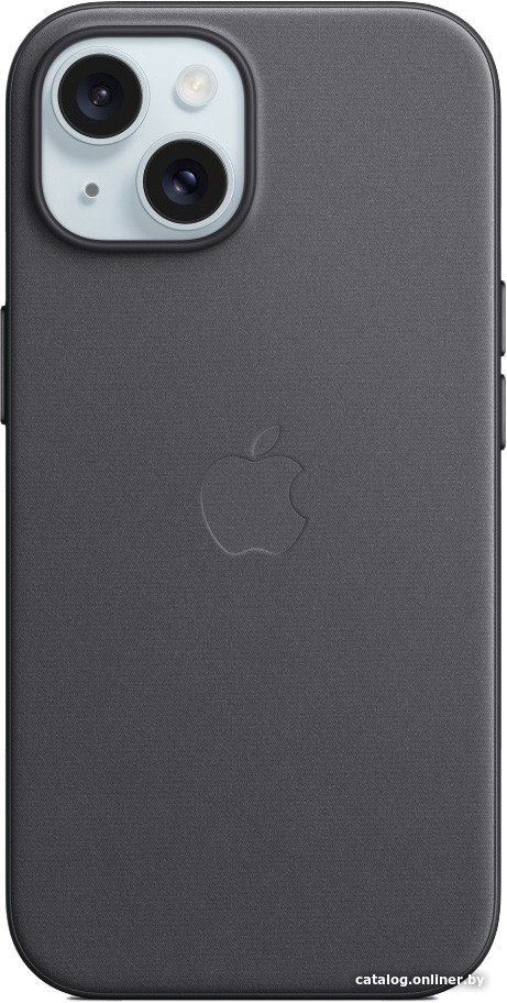 Чехол для телефона Apple MagSafe FineWoven Case для iPhone 15 (черный)