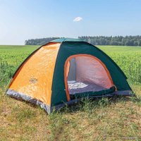 Треккинговая палатка ISMA LY-1624 (оранжевый/зеленый)