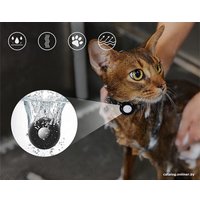 Ошейник Pet Paws с местом для трекера Apple AirTag 641000148H (черный)