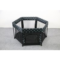 Игровой манеж ForKiddy Quadro plus 2 в 1 (черный)