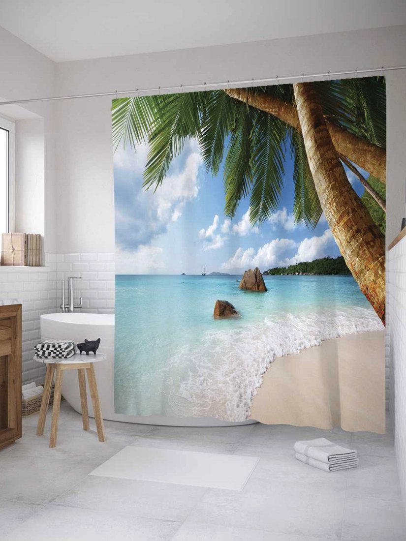 

Шторка-занавеска для ванны JoyArty На дальних берегах sc_7991