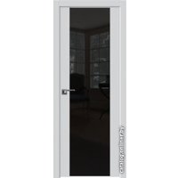 Межкомнатная дверь ProfilDoors 110U R 70x200 (аляска, стекло lacobel черный лак)